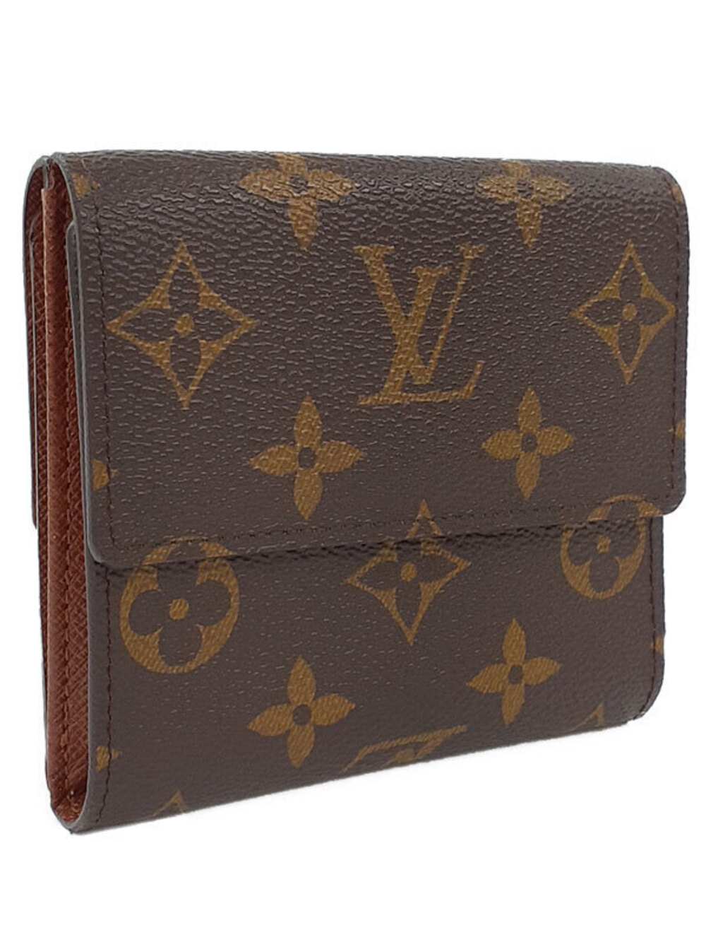 Louis Vuitton Wallet Monogram Portefeuille Elise Short Brown